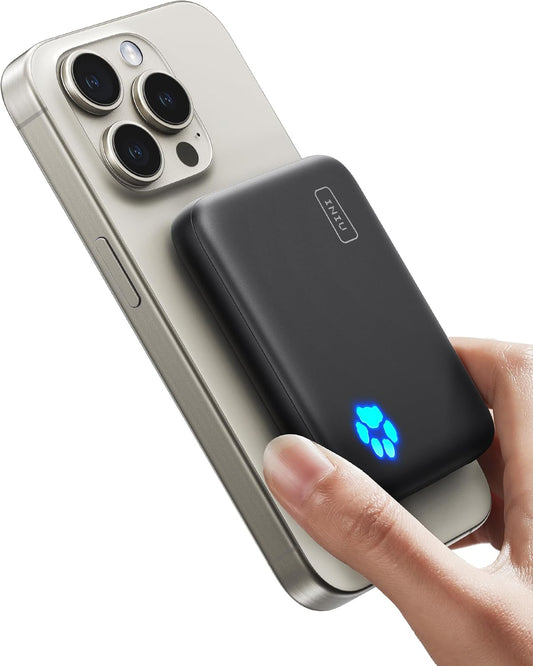 INIU Magsafe Powerbank 10000mAh 20W Magnetische Externe Batterie USB C in&Out